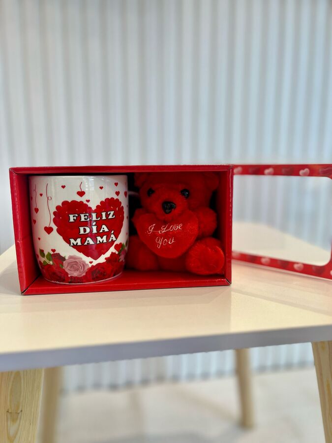 TAZA + PELUCHE DIA DE LA MADRE(25BZ0043)