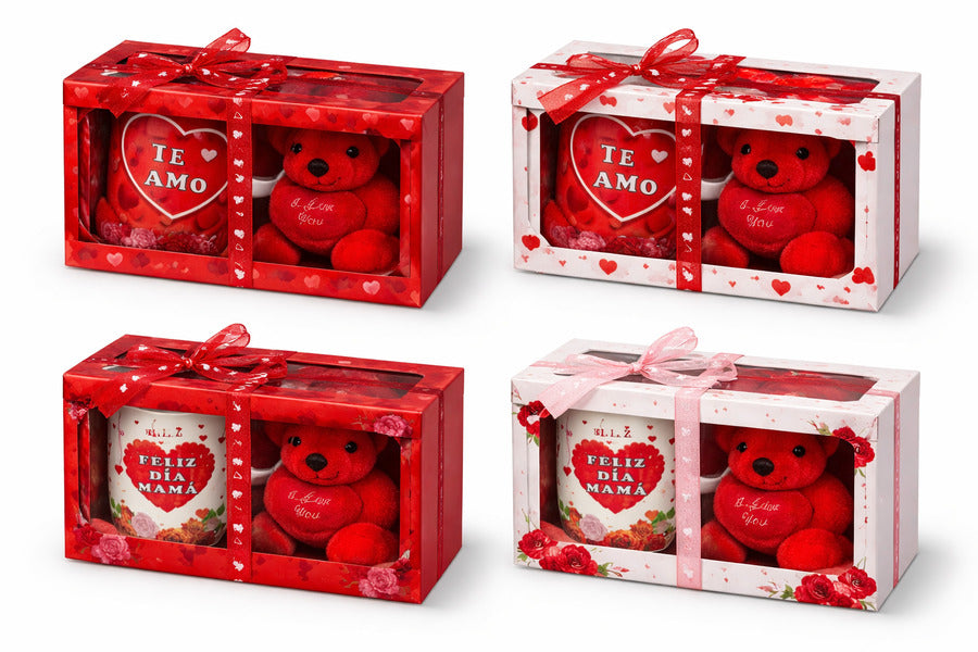 TAZA + PELUCHE DIA DE LA MADRE(25BZ0043)