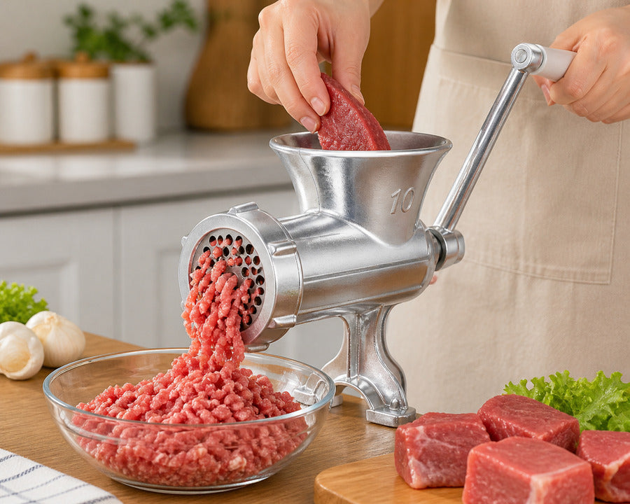 PICADORA DE CARNE MANUAL