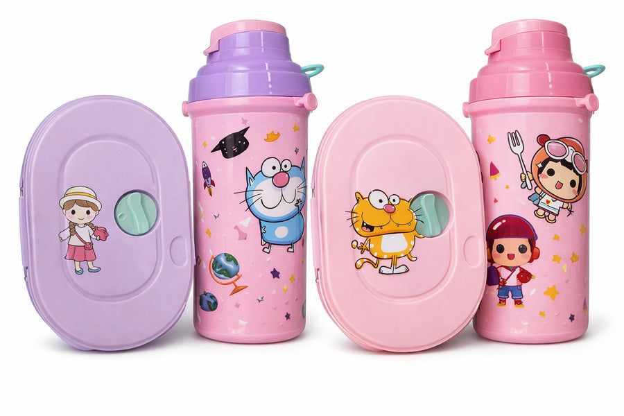 TUPPER+BOTELLA NIÑOS (24BZ1431) X 60