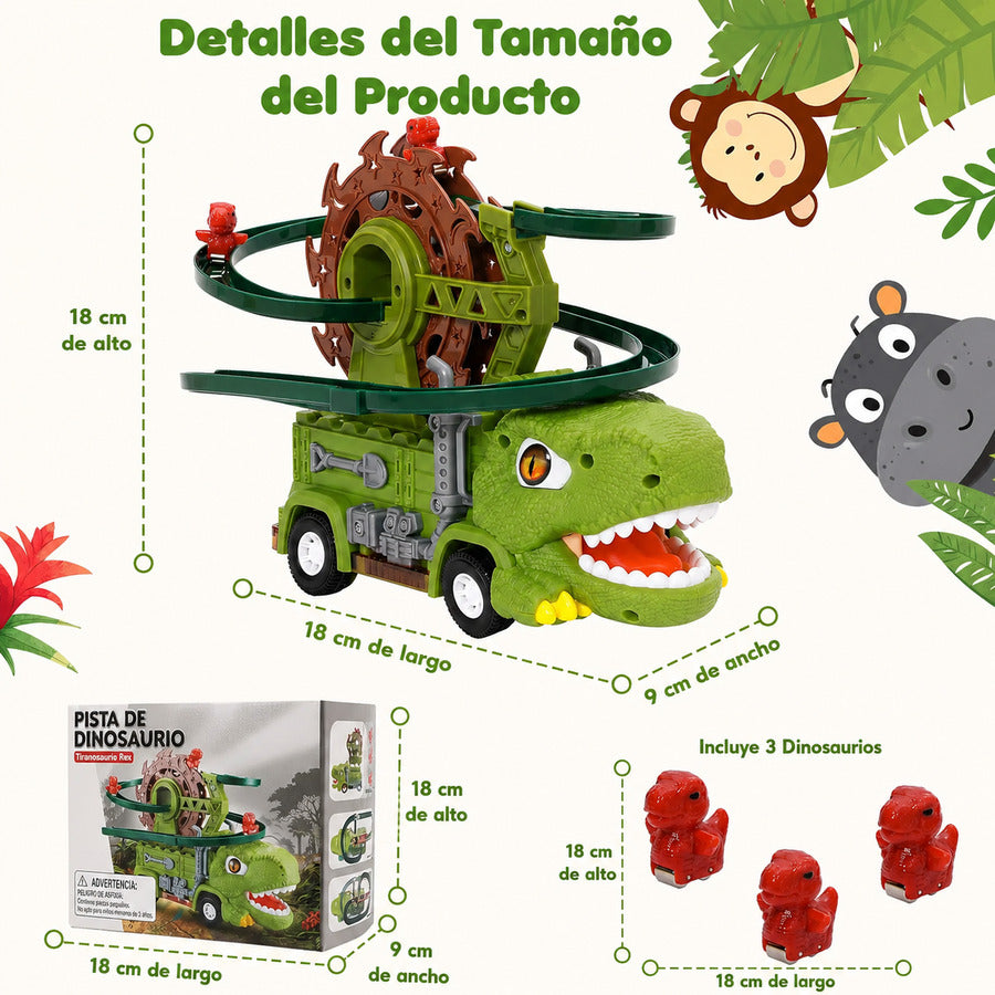 DINOSAURIO CON PISTA