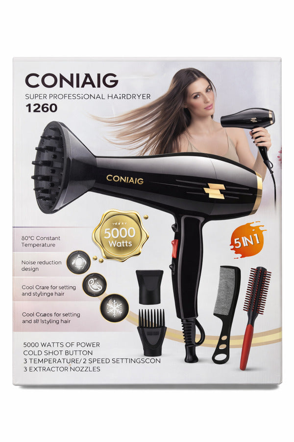 SECADOR DE PELO CON ACCESORIOS X24