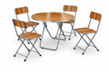 Mesa redonda + 4 sillas