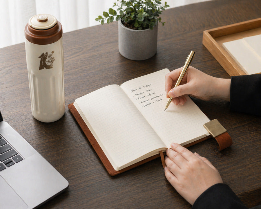 SET LIBRETA+LAPICERA+VASOX20