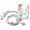 CABLE CARGA RAPIDA USB A- TRES CONEXIONES X500