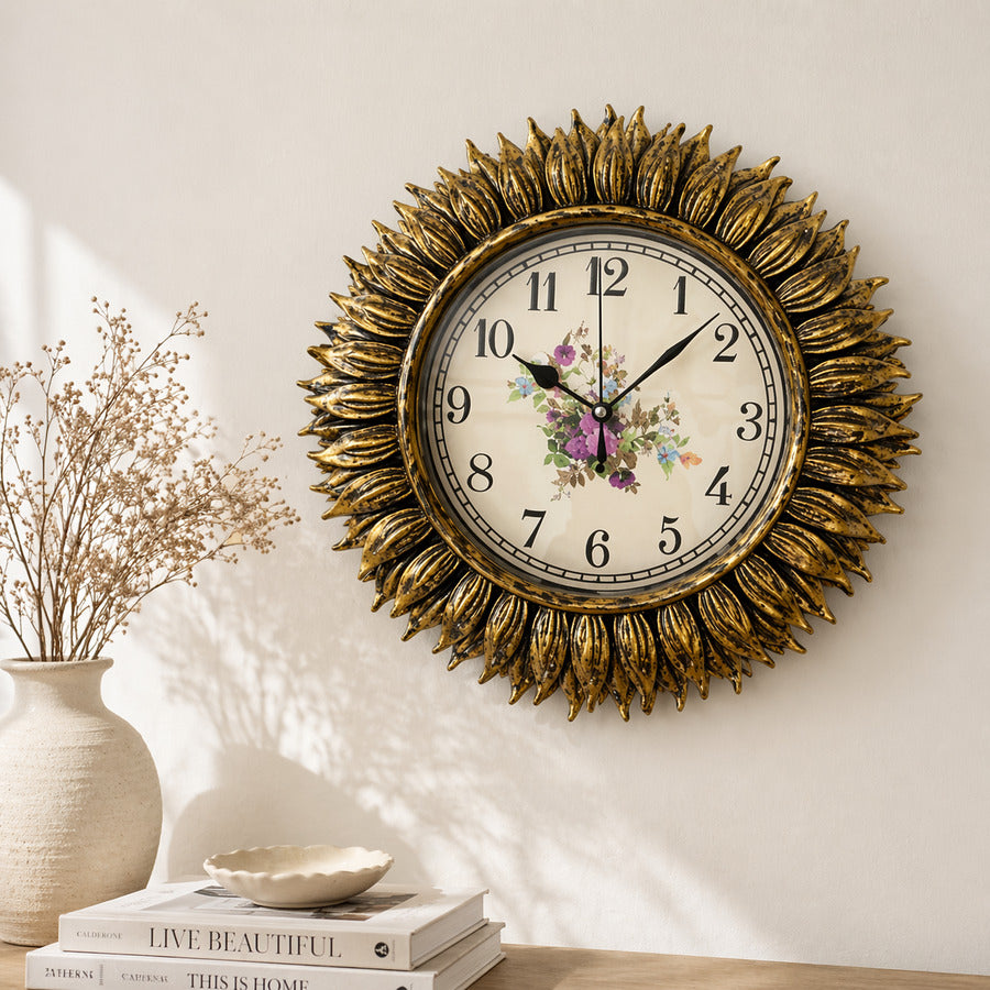 RELOJ DE PARED DISEÑO FLORX30